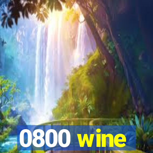 0800 wine